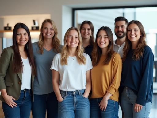 Friendly team members at Arabian Connect Devices store
